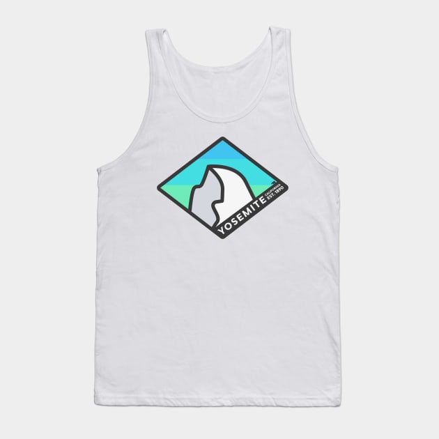 Yosemite National Park Badge Tank Top by Woohoo